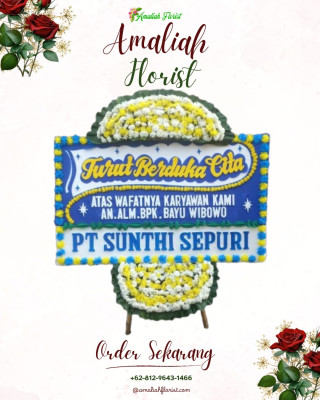 Papan Bunga Duka di Kebun Dahri